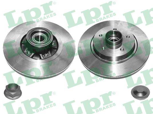 LPR R1070PCA Rear brake disc, non-ventilated R1070PCA: Buy near me in Poland at 2407.PL - Good price!