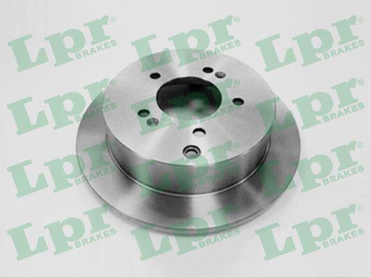LPR T2037P Rear brake disc, non-ventilated T2037P: Buy near me in Poland at 2407.PL - Good price!