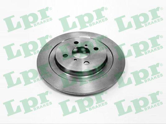 LPR T2046P Rear brake disc, non-ventilated T2046P: Buy near me in Poland at 2407.PL - Good price!
