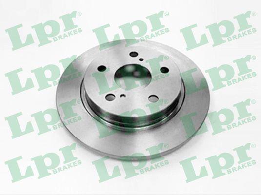 LPR T2049P Rear brake disc, non-ventilated T2049P: Buy near me in Poland at 2407.PL - Good price!