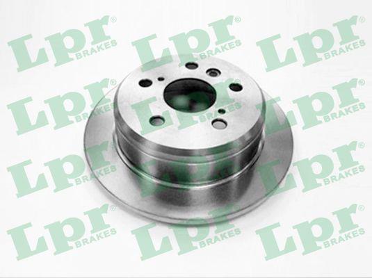LPR T2888P Rear brake disc, non-ventilated T2888P: Buy near me at 2407.PL in Poland at an Affordable price!