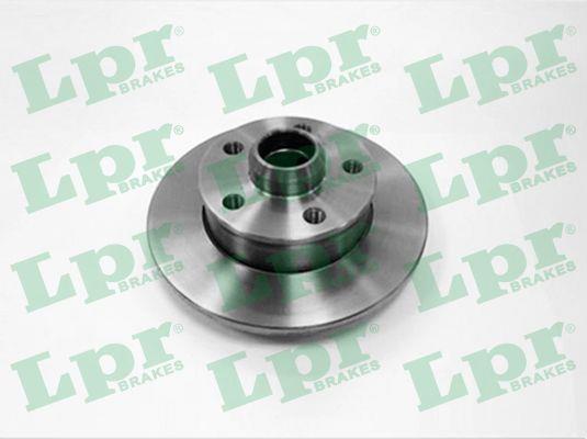 LPR V2243P Rear brake disc, non-ventilated V2243P: Buy near me in Poland at 2407.PL - Good price!