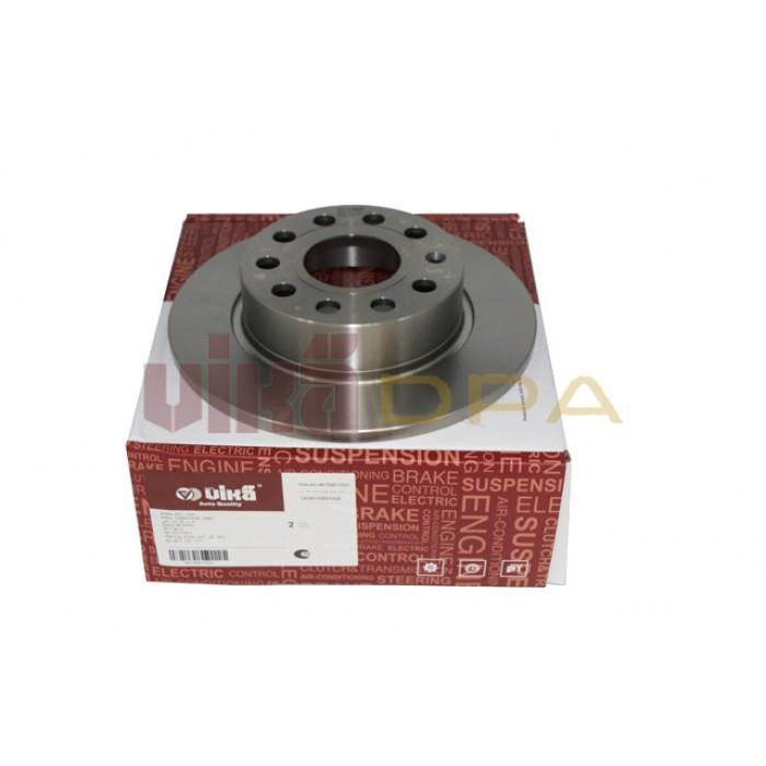 Vika 66150615501 Rear brake disc, non-ventilated 66150615501: Buy near me in Poland at 2407.PL - Good price!