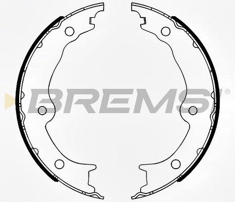 Bremsi GF0993 Parking brake shoes GF0993: Buy near me at 2407.PL in Poland at an Affordable price!