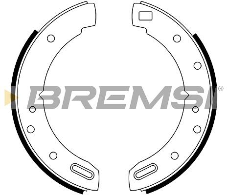 Bremsi GF0270 Колодки гальмівні барабанні, комплект GF0270: Купити у Польщі - Добра ціна на 2407.PL!