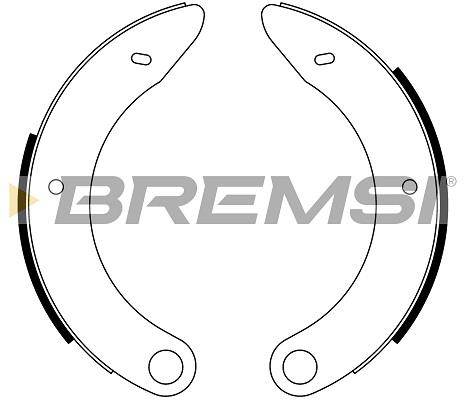 Bremsi GF0110 Колодки гальмівні барабанні, комплект GF0110: Приваблива ціна - Купити у Польщі на 2407.PL!