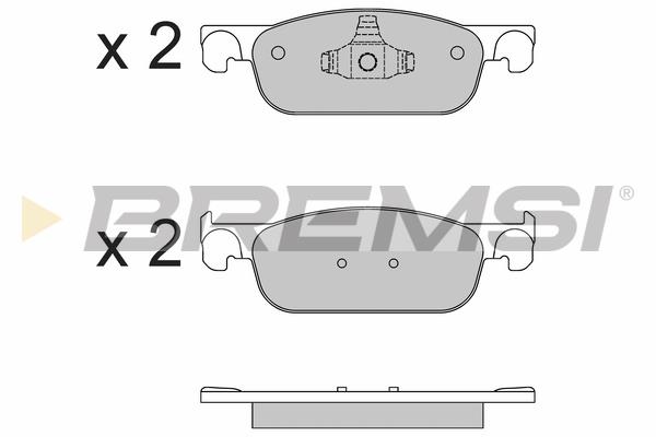 Bremsi BP3662 Brake Pad Set, disc brake BP3662: Buy near me at 2407.PL in Poland at an Affordable price!