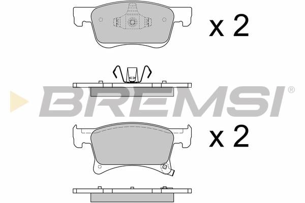 Bremsi BP3644 Brake Pad Set, disc brake BP3644: Buy near me at 2407.PL in Poland at an Affordable price!