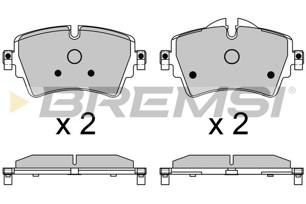 Bremsi BP3639 Scheibenbremsbeläge, Set BP3639: Kaufen Sie zu einem guten Preis in Polen bei 2407.PL!