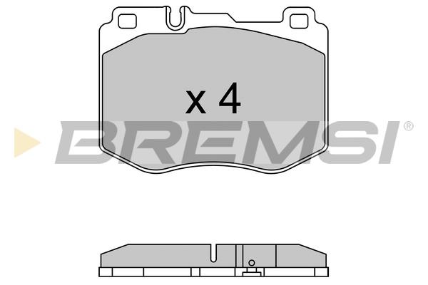 Bremsi BP3634 Brake Pad Set, disc brake BP3634: Buy near me in Poland at 2407.PL - Good price!