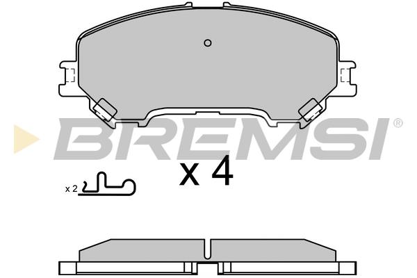 Bremsi BP3629 Тормозные колодки дисковые, комплект BP3629: Отличная цена - Купить в Польше на 2407.PL!