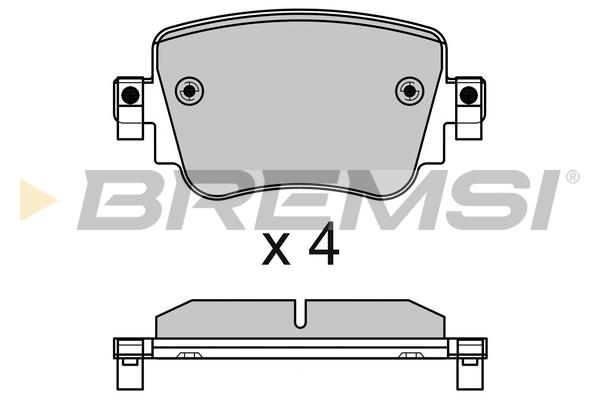 Bremsi BP3623 Brake Pad Set, disc brake BP3623: Buy near me in Poland at 2407.PL - Good price!