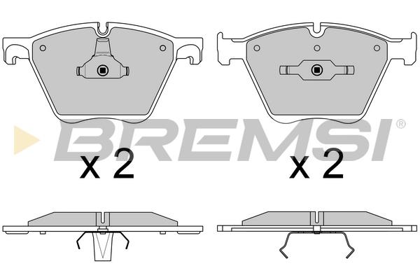 Bremsi BP3615 Brake Pad Set, disc brake BP3615: Buy near me in Poland at 2407.PL - Good price!