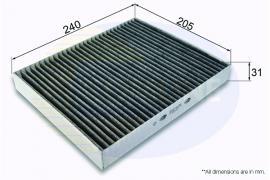 Comline EKF417A Activated Carbon Cabin Filter EKF417A: Buy near me in Poland at 2407.PL - Good price!