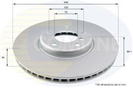 Comline ADC1791VR Front brake disc ventilated ADC1791VR: Buy near me in Poland at 2407.PL - Good price!