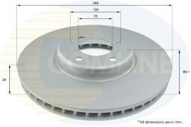 Comline ADC1790VL Front brake disc ventilated ADC1790VL: Buy near me at 2407.PL in Poland at an Affordable price!