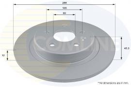 Comline ADC1165 Bremsscheibe hinten, unbelüftet ADC1165: Kaufen Sie zu einem guten Preis in Polen bei 2407.PL!