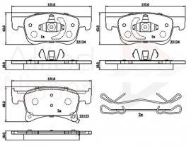 Comline ADB32300 Brake Pad Set, disc brake ADB32300: Buy near me in Poland at 2407.PL - Good price!