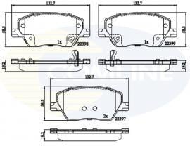 Comline CBP32324 Тормозные колодки дисковые, комплект CBP32324: Отличная цена - Купить в Польше на 2407.PL!