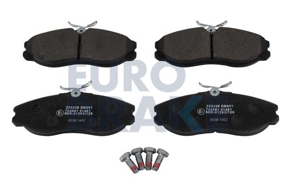 Eurobrake 5502222238 Тормозные колодки дисковые, комплект 5502222238: Отличная цена - Купить в Польше на 2407.PL!