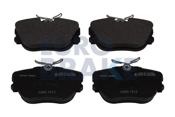 Eurobrake 5502229937 Brake Pad Set, disc brake 5502229937: Buy near me in Poland at 2407.PL - Good price!