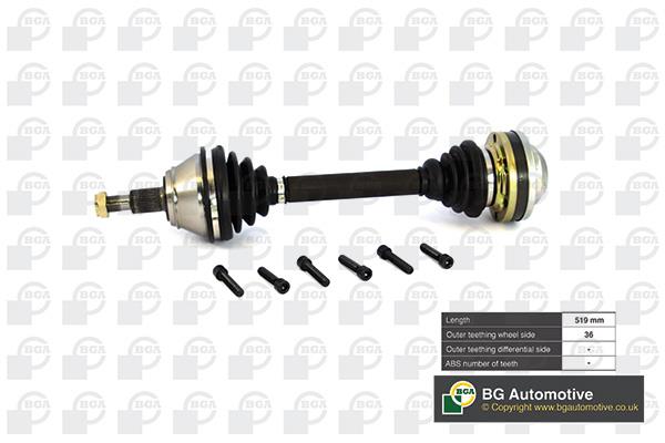 BGA DS9625L Drive shaft DS9625L: Buy near me in Poland at 2407.PL - Good price!
