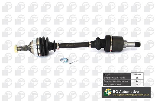 BGA DS1414LA Drive shaft DS1414LA: Buy near me at 2407.PL in Poland at an Affordable price!