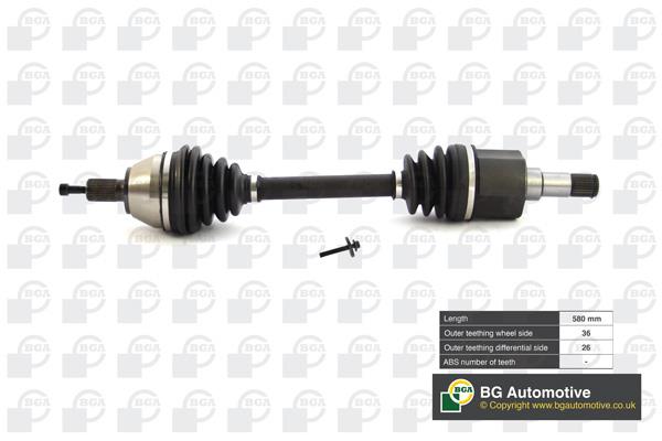BGA DS2327L Drive shaft DS2327L: Buy near me in Poland at 2407.PL - Good price!