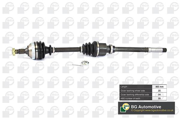 BGA DS1414RA Drive shaft DS1414RA: Buy near me in Poland at 2407.PL - Good price!