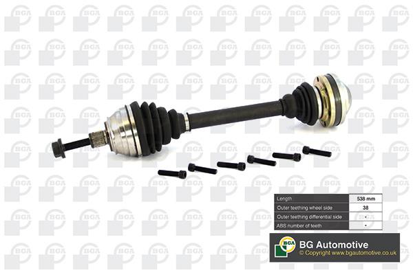 BGA DS9615 Drive shaft DS9615: Buy near me at 2407.PL in Poland at an Affordable price!