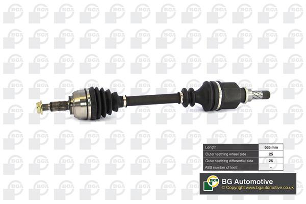 BGA DS7349L Drive shaft DS7349L: Buy near me in Poland at 2407.PL - Good price!