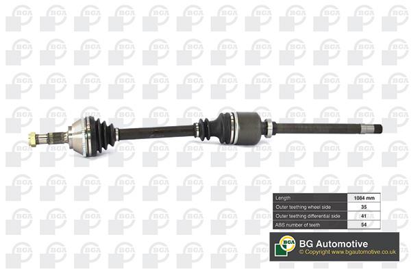 BGA DS6709RA Drive shaft DS6709RA: Buy near me in Poland at 2407.PL - Good price!