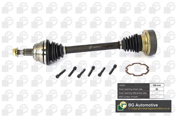 BGA DS9618L Drive shaft DS9618L: Buy near me in Poland at 2407.PL - Good price!