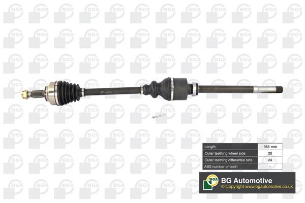 BGA DS6736R Drive shaft DS6736R: Buy near me in Poland at 2407.PL - Good price!
