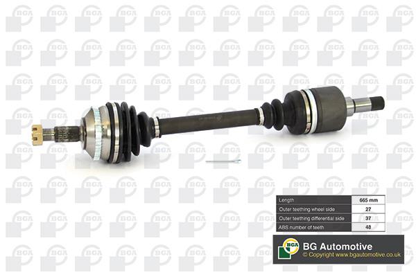 BGA DS1418L Drive shaft DS1418L: Buy near me in Poland at 2407.PL - Good price!