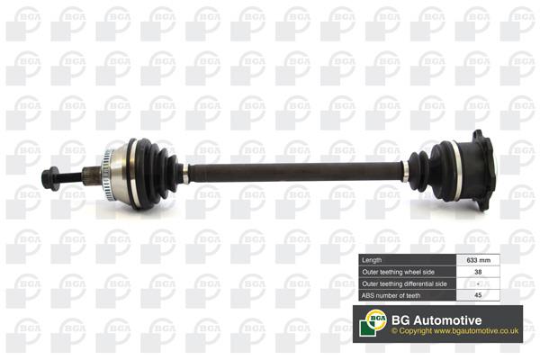 BGA DS9621RA Drive shaft DS9621RA: Buy near me in Poland at 2407.PL - Good price!