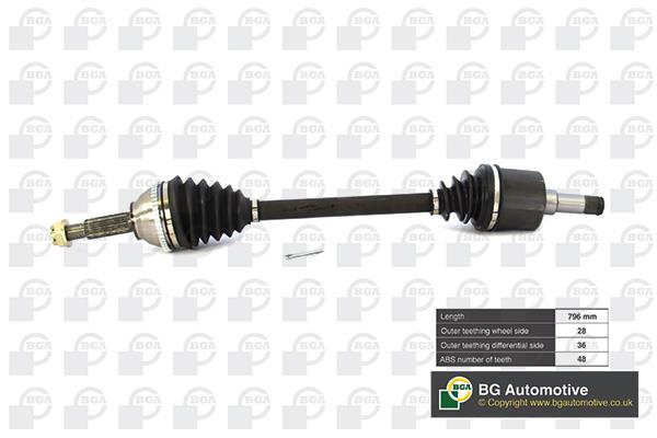 BGA DS2326L Drive shaft DS2326L: Buy near me in Poland at 2407.PL - Good price!