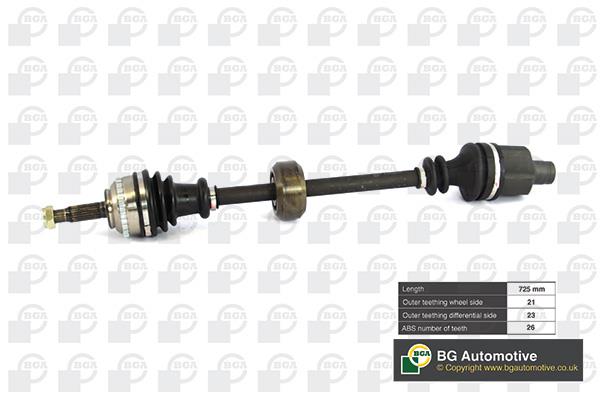 BGA DS7301RA Drive shaft DS7301RA: Buy near me in Poland at 2407.PL - Good price!