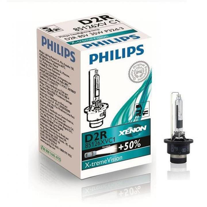 Лампа ксенонова Philips X-tremeVision D2R 85V 35W Philips 85126XVC1