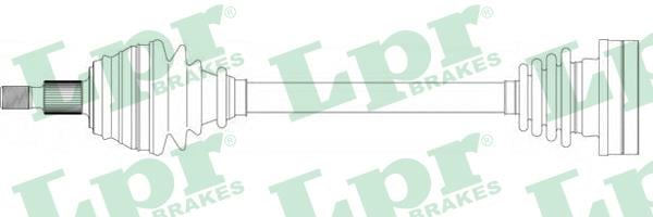 LPR DS43007 Drive shaft DS43007: Buy near me in Poland at 2407.PL - Good price!