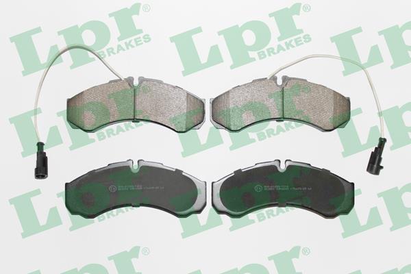 LPR 05P684A Brake Pad Set, disc brake 05P684A: Buy near me in Poland at 2407.PL - Good price!