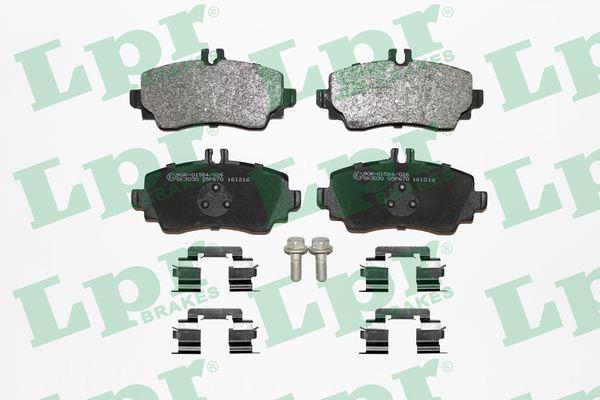 LPR 05P670K Brake Pad Set, disc brake 05P670K: Buy near me in Poland at 2407.PL - Good price!