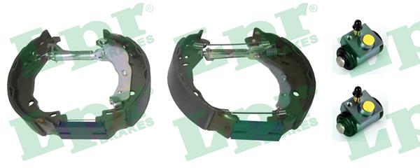 LPR OEK816 Brake shoes with cylinders, set OEK816: Buy near me in Poland at 2407.PL - Good price!