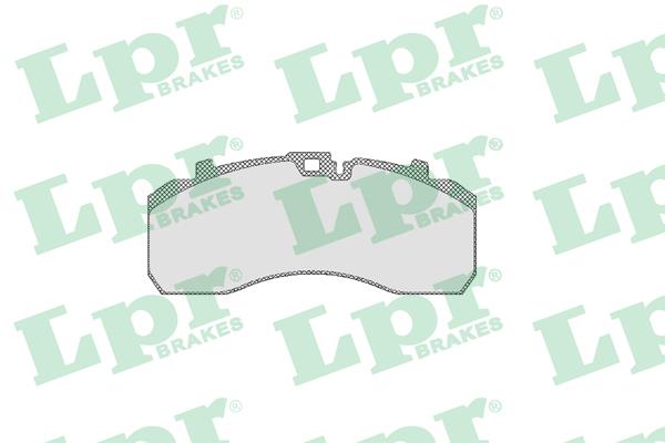 LPR 05P1869 Brake Pad Set, disc brake 05P1869: Buy near me in Poland at 2407.PL - Good price!