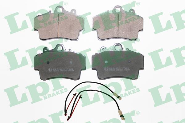 LPR 05P722A Brake Pad Set, disc brake 05P722A: Buy near me in Poland at 2407.PL - Good price!