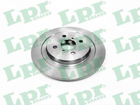 LPR T2046PR Rear brake disc, non-ventilated T2046PR: Buy near me in Poland at 2407.PL - Good price!