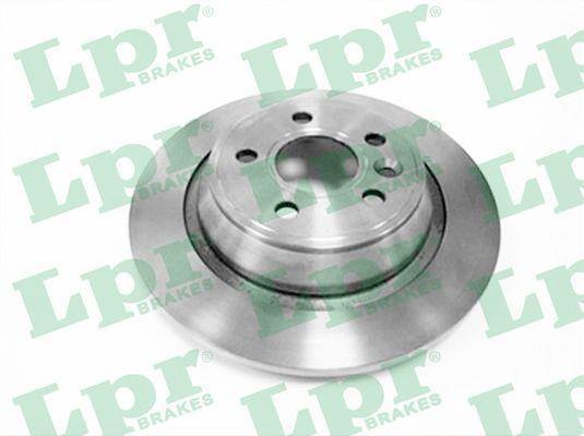 LPR F1018PR Rear brake disc, non-ventilated F1018PR: Buy near me in Poland at 2407.PL - Good price!