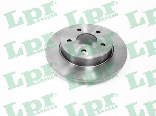 LPR F1013PR Rear brake disc, non-ventilated F1013PR: Buy near me in Poland at 2407.PL - Good price!