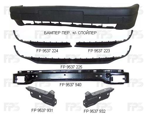 FPS FP 9537 900 Front bumper FP9537900: Buy near me in Poland at 2407.PL - Good price!