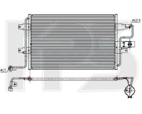 FPS FP 74 K353 Радиатор кондиционера (Конденсатор) FP74K353: Отличная цена - Купить в Польше на 2407.PL!